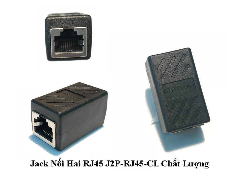 Jack nối hai RJ45 J2P-RJ45-CL Chất Lượng