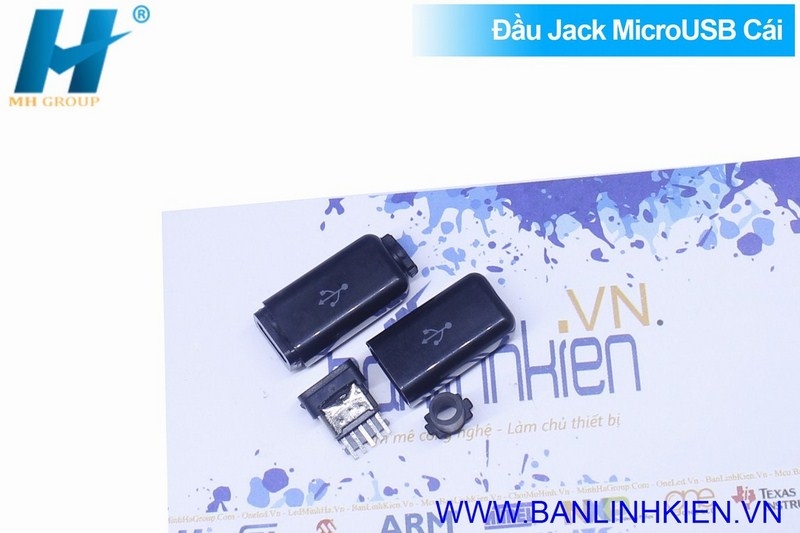 Đầu Jack MicroUSB Cái