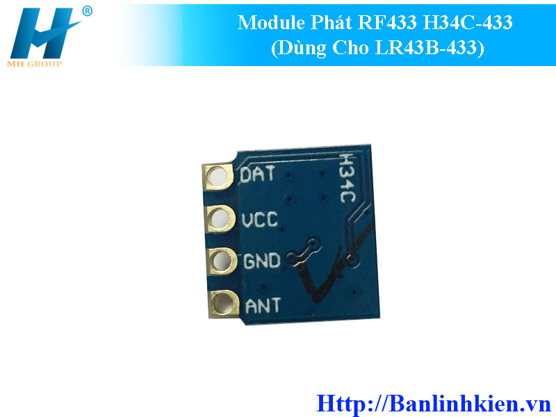 Module Phát RF433 H34C-433 (Dùng Cho LR43B-433)