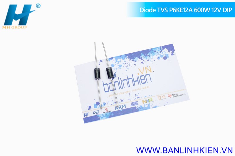 Diode TVS P6KE12A 600W 12V DIP