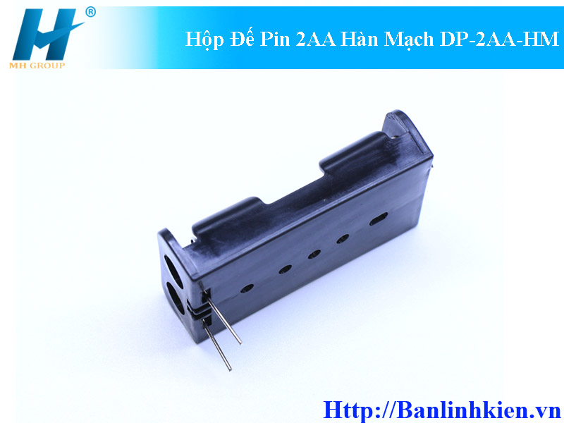 Hộp Đế Pin 2AA Hàn Mạch DP-2AA-HM