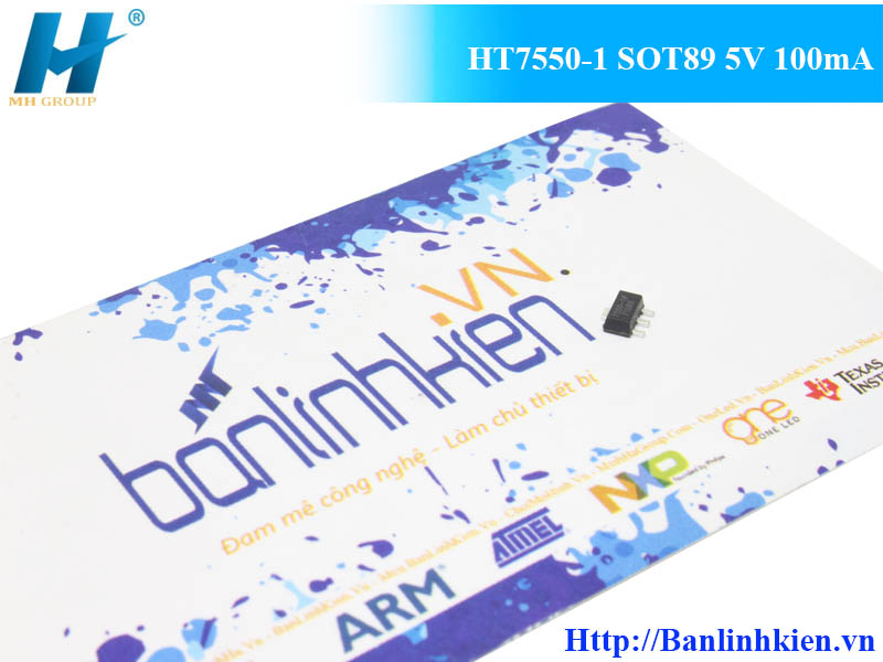 HT7550-1 SOT89 5V 100mA