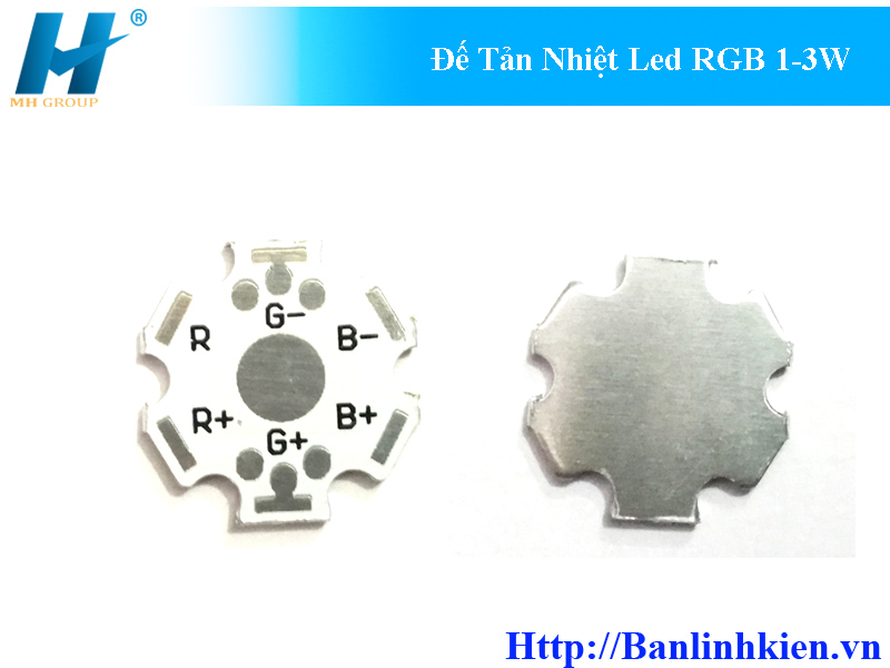 Đế Tản Nhiệt Led RGB 1-3W
