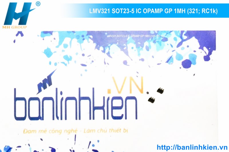 LMV321 SOT23-5 IC OPAMP GP 1MH (321; RC1K)