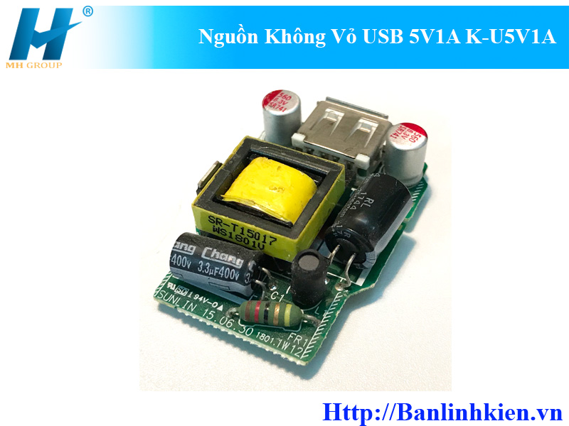 Nguồn Không Vỏ USB 5V1A K-U5V1A