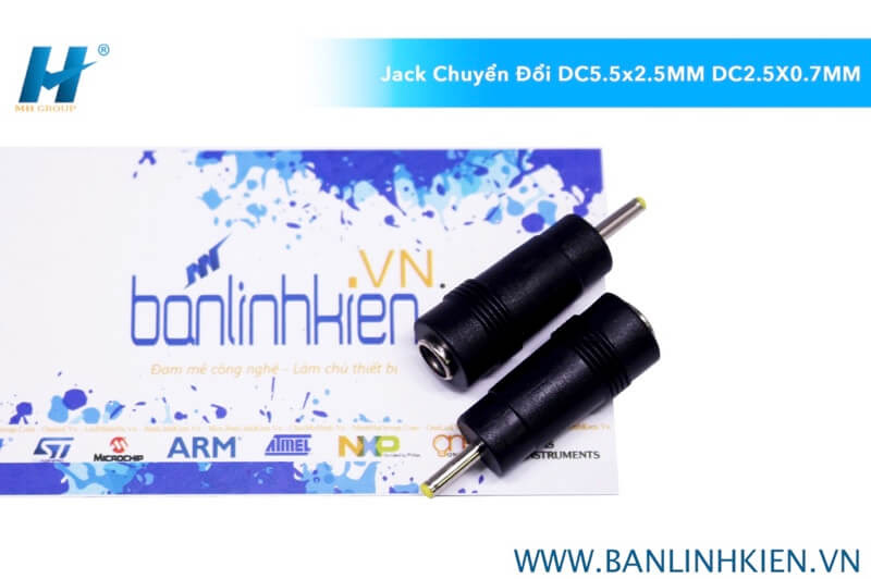 Jack Chuyển Đổi DC5.5x2.5MM Sang DC2.5x0.7MM