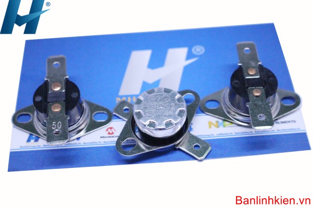 Cầu Chì Nhiệt 50 Độ 250VAC 10A KSD301-50