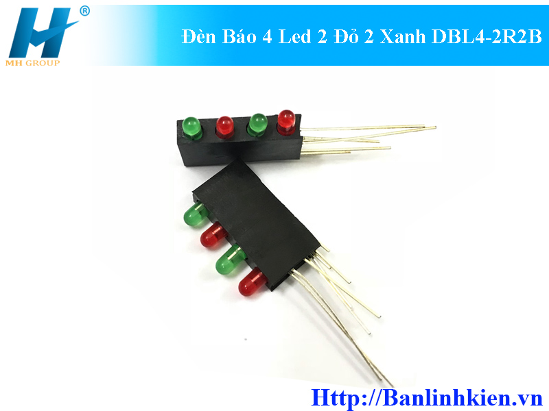 Đèn Báo 4 Led 2 Đỏ 2 Xanh DBL4-2R2B