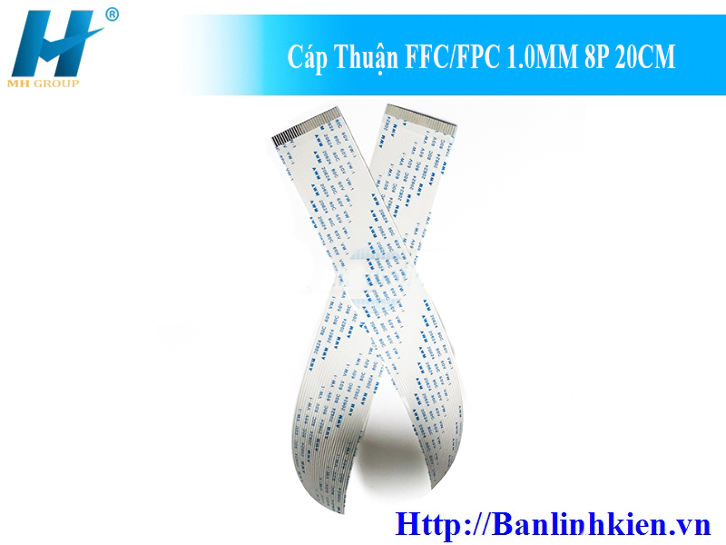 Cáp Thuận FFC/FPC 1.0MM 8P 20CM