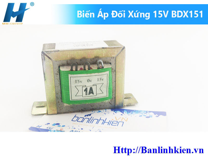 Biến Áp Đối Xứng 15V1A BDX151