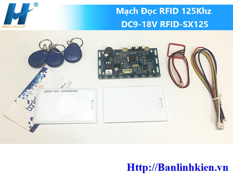 Mạch Đọc RFID 125Khz DC9-18V RFID-SX125