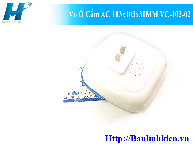Vỏ Ổ Cắm AC 103x103x30MM VC-103-02