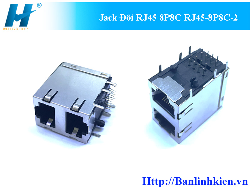 Jack Đôi RJ45 8P8C RJ45-8P8C-2