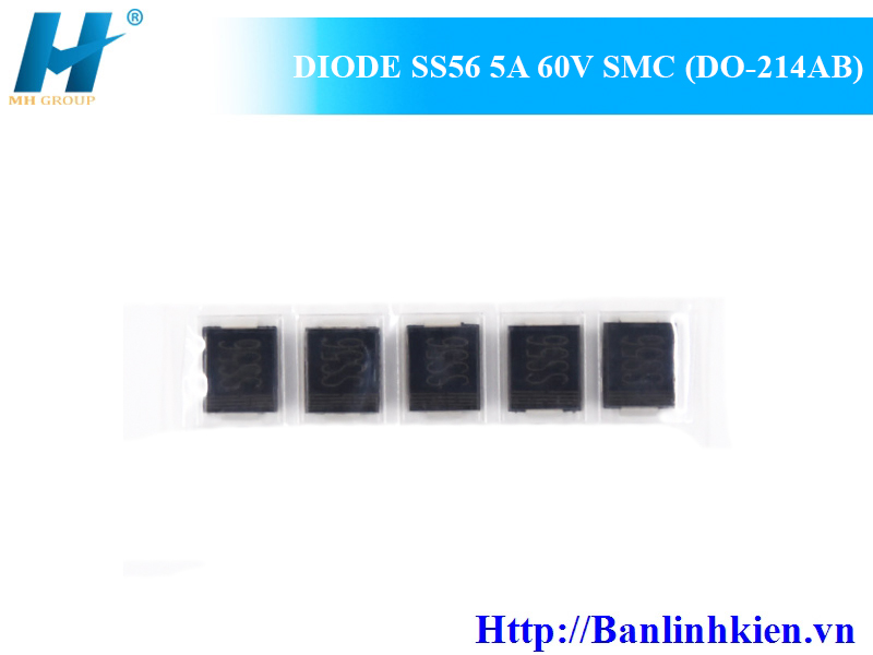 DIODE SS56 5A 60V SMC (DO-214AB)