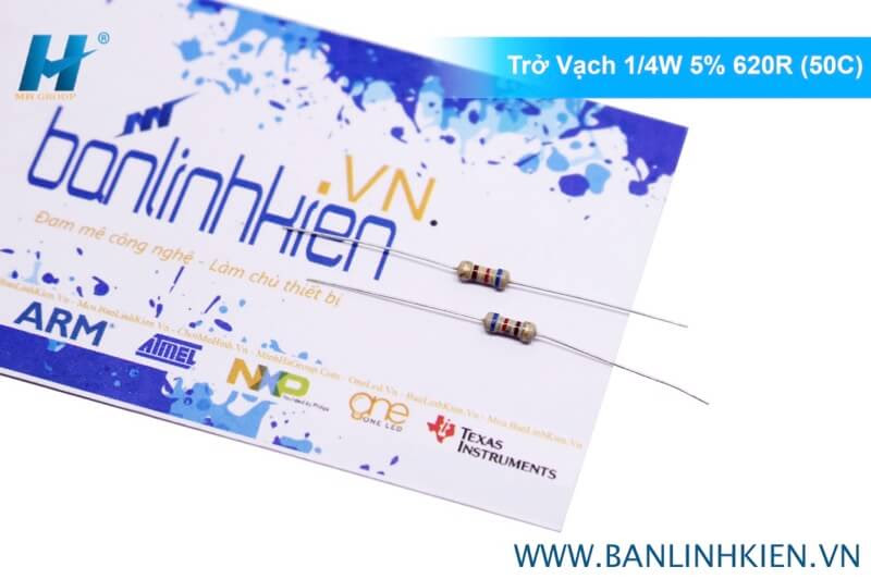 Trở Vạch 1/4W 5% 620R (1000c )