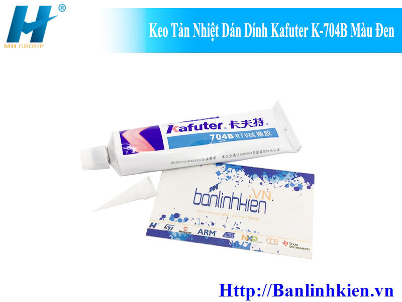 Keo Tản Nhiệt Dán Dính Kafuter K-704B Màu Đen