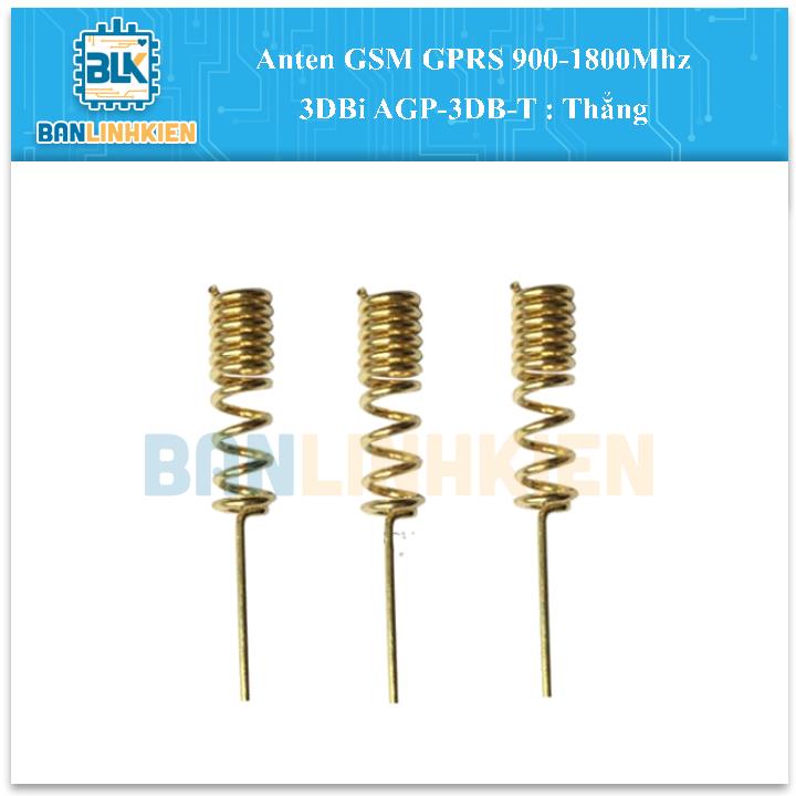 Anten GSM GPRS 900-1800Mhz 3DBi AGP-3DB-T : Thẳng