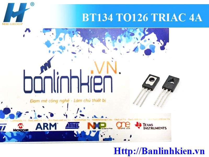 BT134 TO126 TRIAC 4A