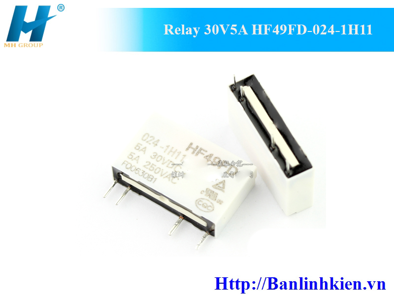 Relay 30V5A HF49FD-024-1H11