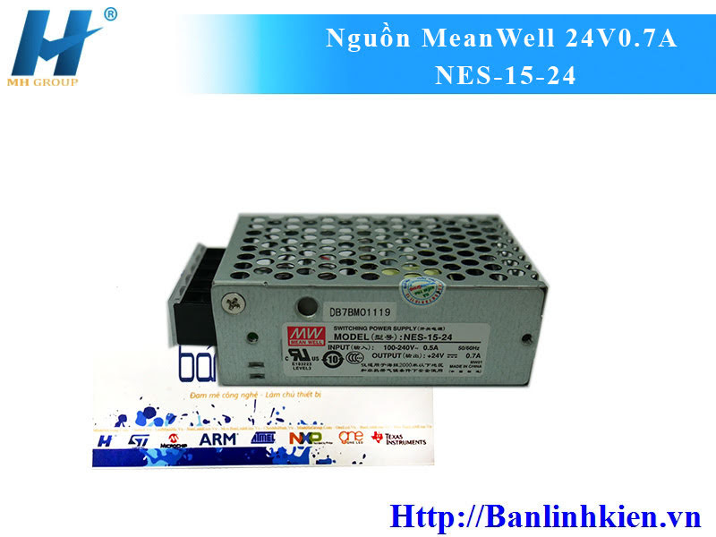 Nguồn MeanWell 24V0.7A NES-15-24