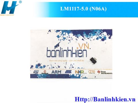 LM1117MPX-5.0V SOT223 800mA 5V (N06A)