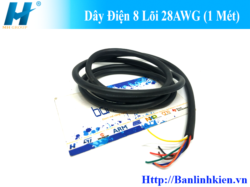 Dây Điện 8 Lõi 28AWG UL2464-28-8P (1 Mét)