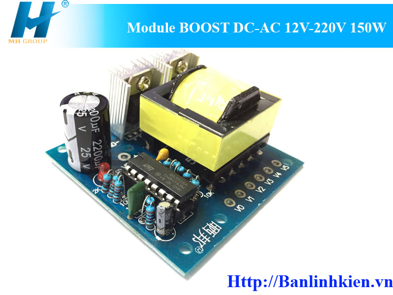 Module BOOST DC-AC 12V-220V 150W