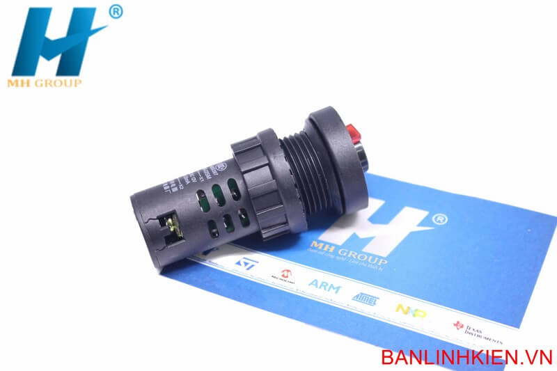 Loa Đèn 12V AD16-22SM12R Đỏ