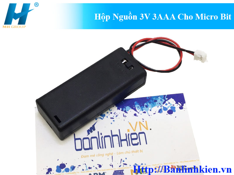 Hộp Nguồn 3V 2AAA Cho Micro Bit