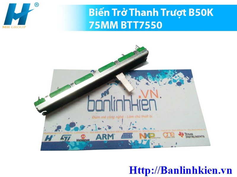 Biến Trở Thanh Trượt B50K 75MM BTT7550