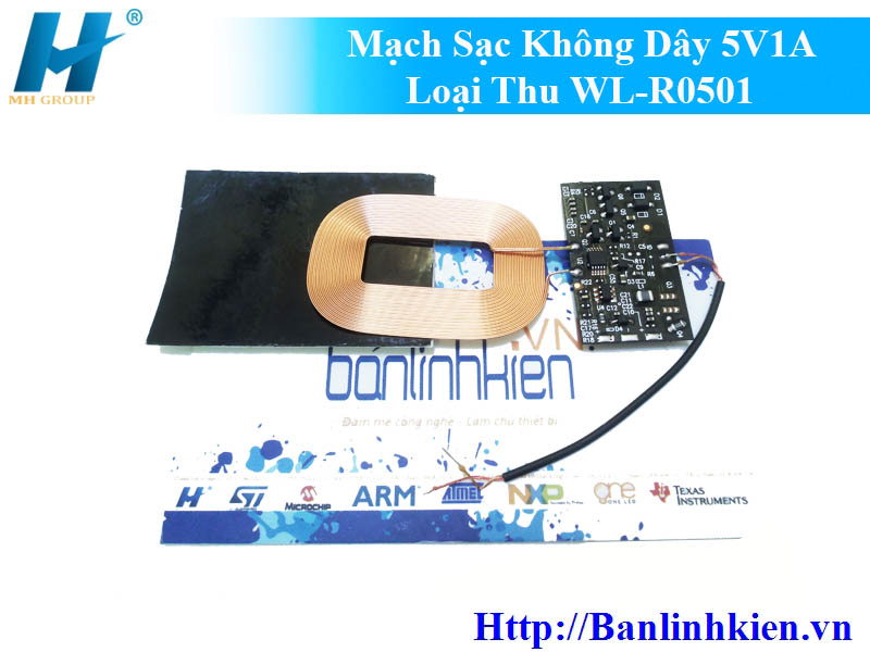 Mạch Sạc Không Dây 5V1A Loại Thu WL-R0501