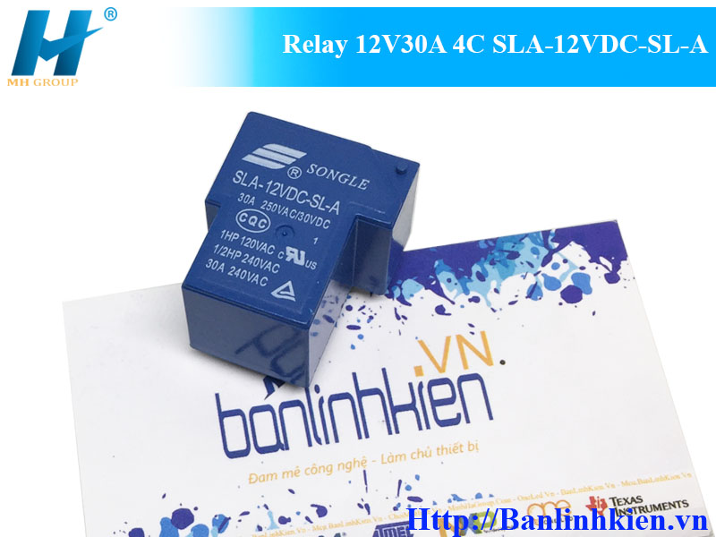 Relay 12V30A 4C SLA-12VDC-SL-A