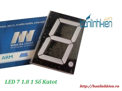 Led 7 1.8 1 Số Katot ( Sáng Đỏ)