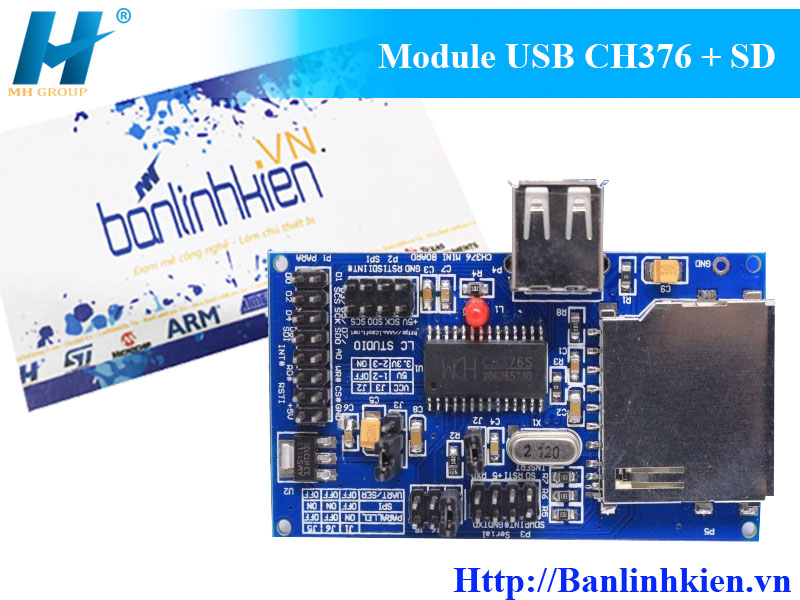 Module USB CH376 + SD