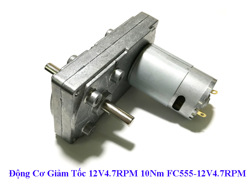 Động Cơ Giảm Tốc 12V4.7RPM 10Nm FC555-12V4.7RPM