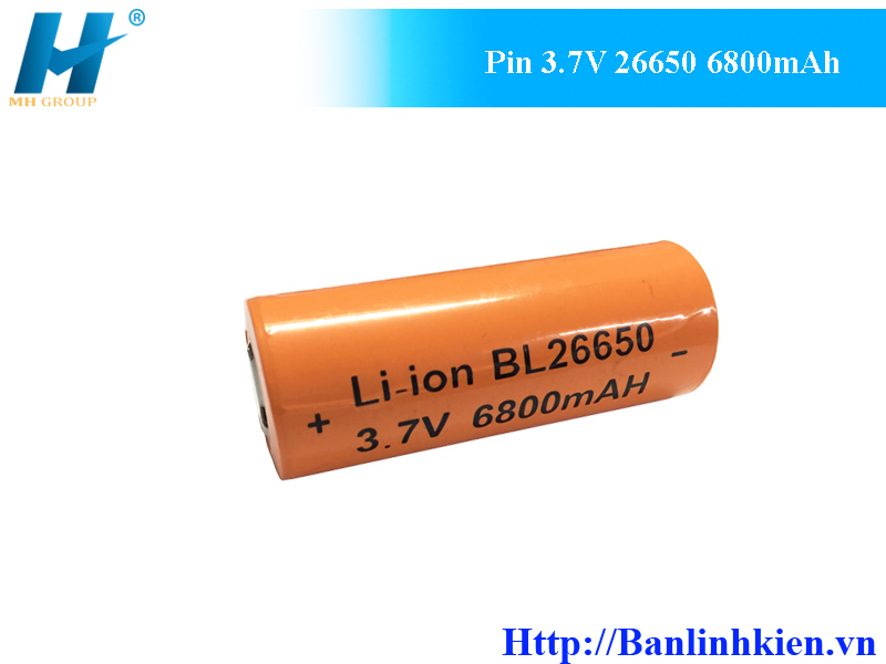 Pin 3.7V 26650 6800mAh BL26650-6800