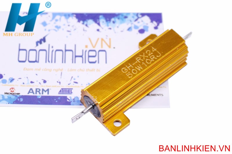 Trở Nhôm 50W 5% 10R RX24