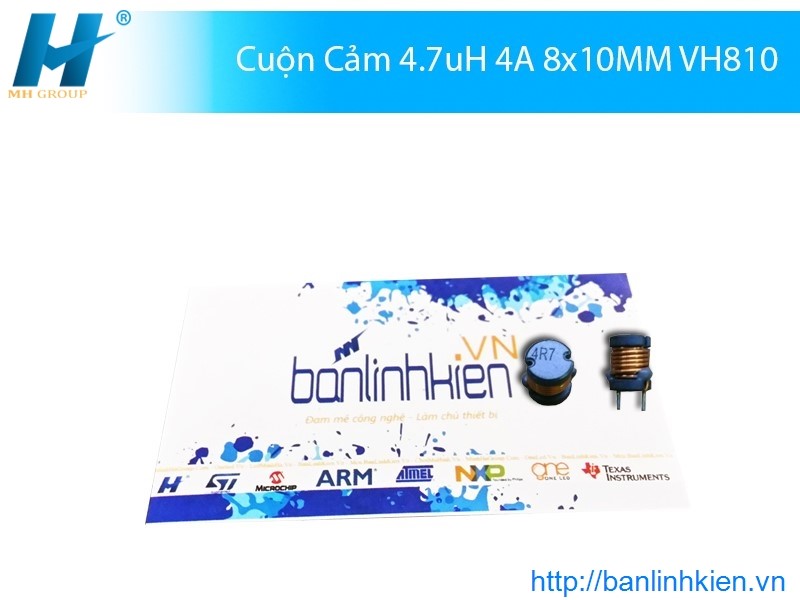 Cuộn Cảm 4.7uH 4A 8x10MM VH810