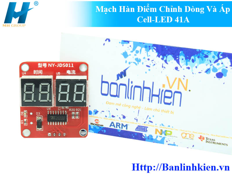 Mạch Hàn Điểm Chỉnh Dòng Và Áp Cell-LED 41A