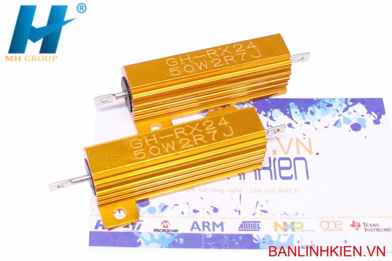 Trở Nhôm 50W 5% 2.7R RX24