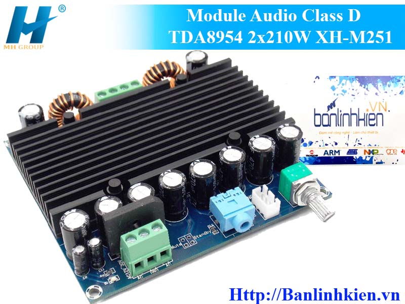 Module Audio Class D TDA8954 2x210W XH-M251