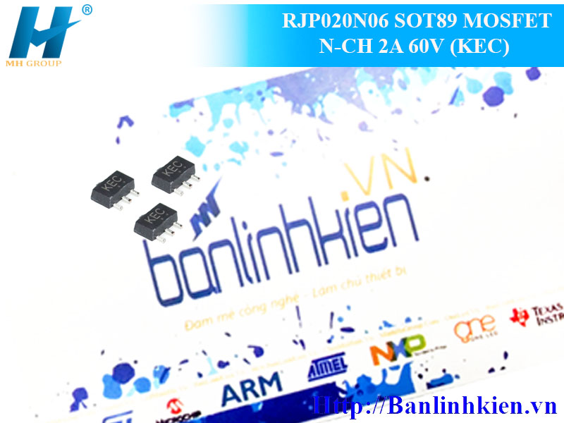 RJP020N06 SOT89 MOSFET N-CH 2A 60V (KEC)