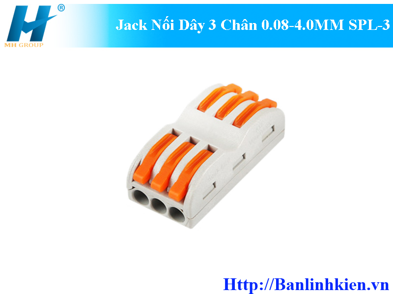 Jack Nối Dây 3 Chân 0.08-4.0MM SPL-3