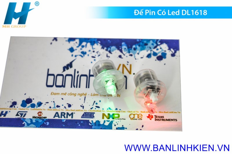 Đế Pin Có Led DL1618