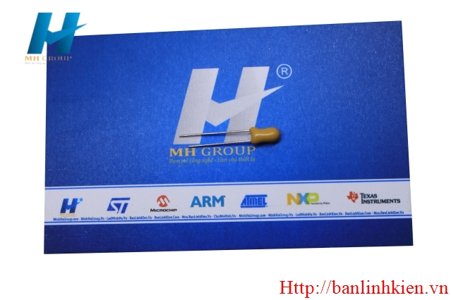 Tụ Tantalum 225F-2.2uF 16V 20% DIP2.54 (Sứ Vàng) (1PCS)
