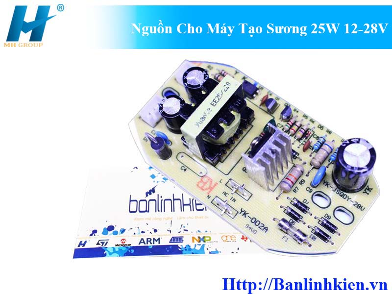 Nguồn Cho Máy Tạo Sương 25W 12-28V