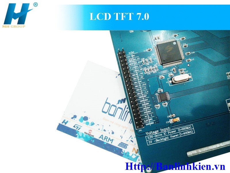 LCD TFT 7.0 Touch IC1963