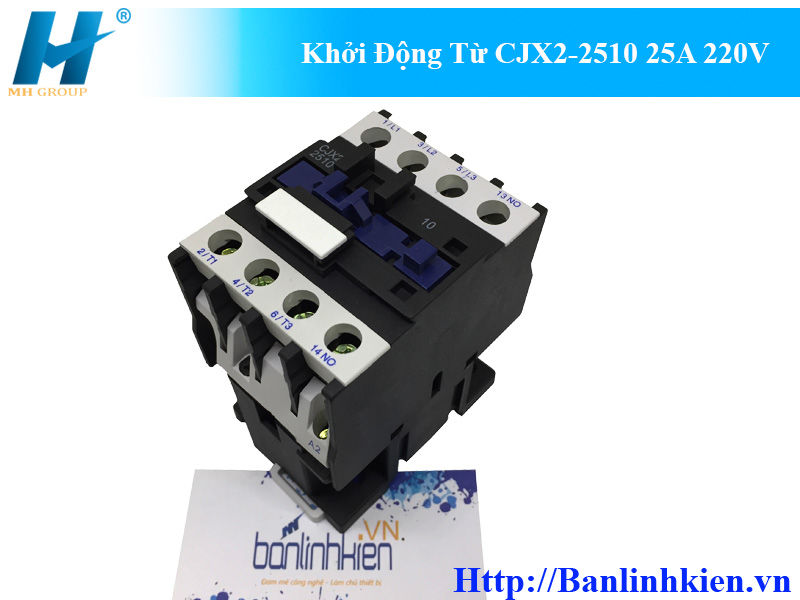 Khởi Động Từ CJX2-2510 25A 220V