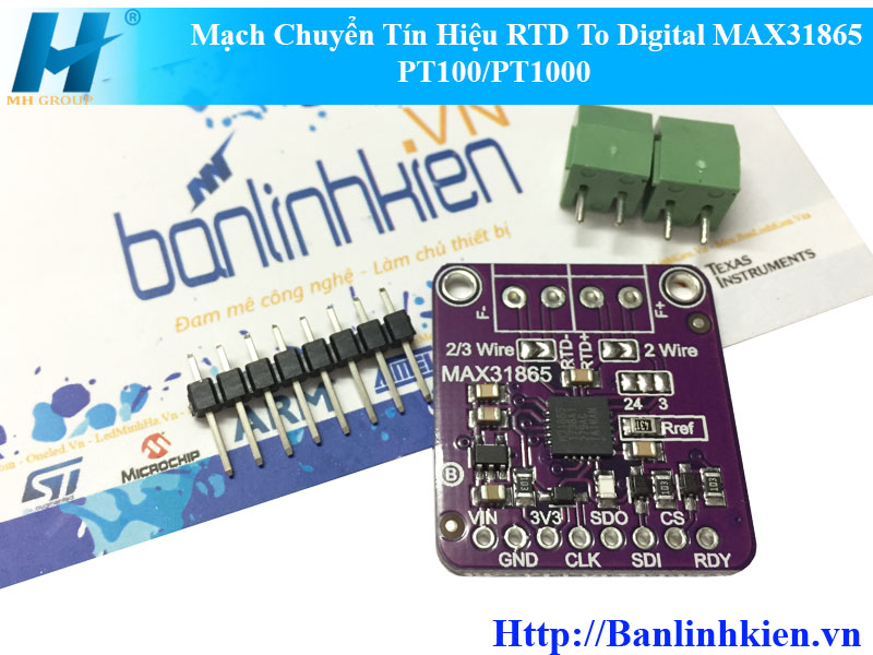 Mạch Chuyển Tín Hiệu RTD To Digital MAX31865 PT100/PT1000