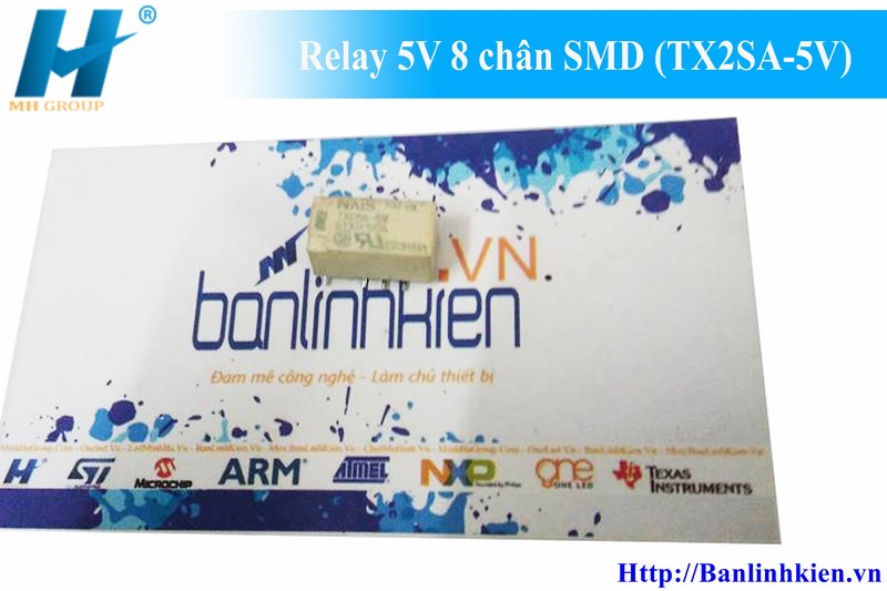 Relay 5V 8 chân SMD (TX2SA-5V)
